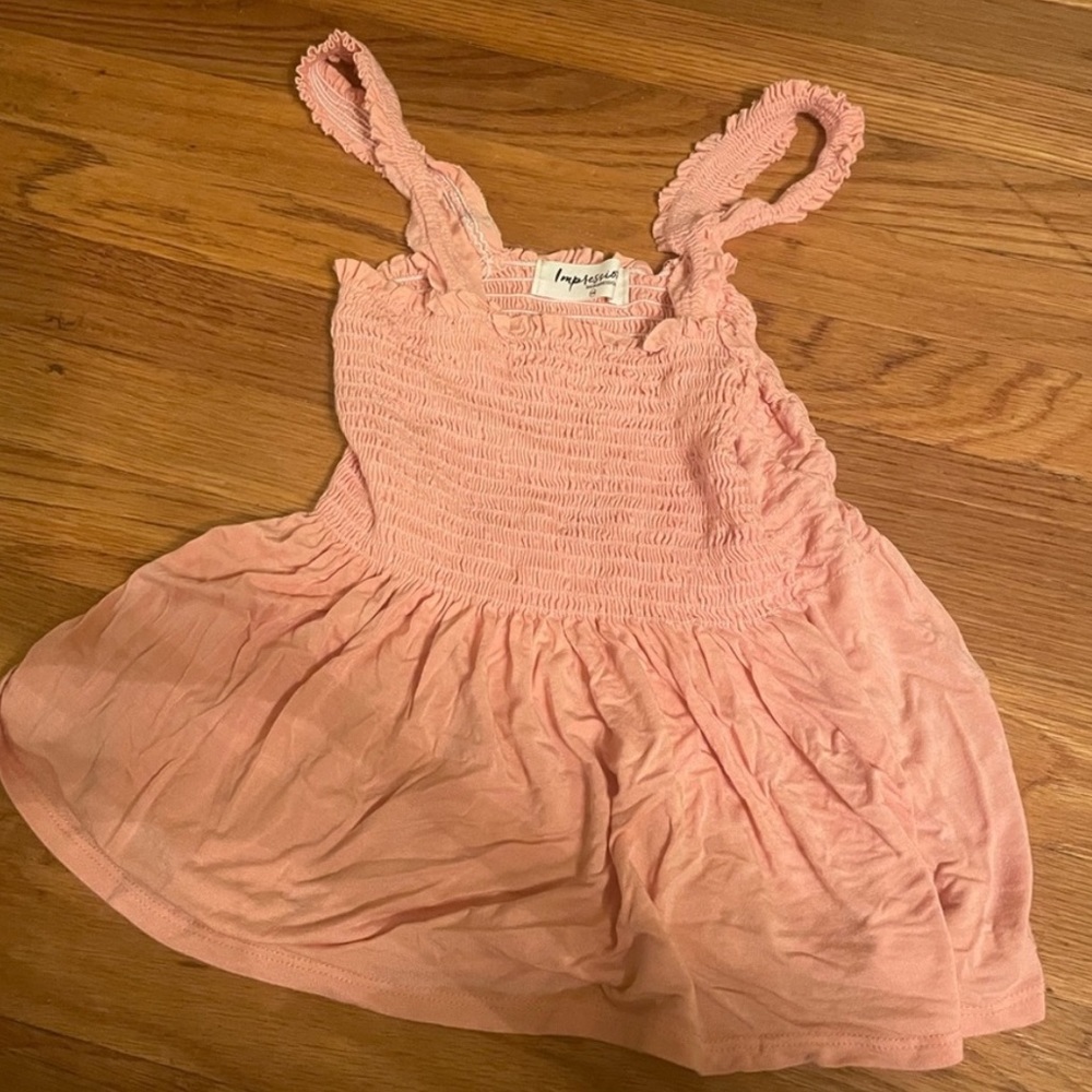 Fancy light pink tank top